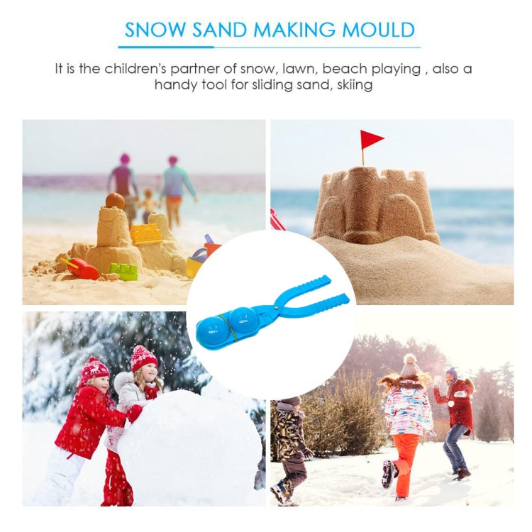 Sand Mold Tool Snow Ball Maker Funny Outdoor Sport Beach Toy, Random Color, Sand Mold(Dual Ball), Sand Mold(Football)
