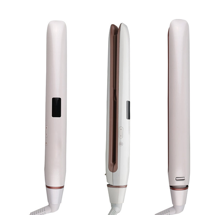 Hair Straightener Iron LED Display Ceramic Coating Plate Ionic Curling Iron, EU