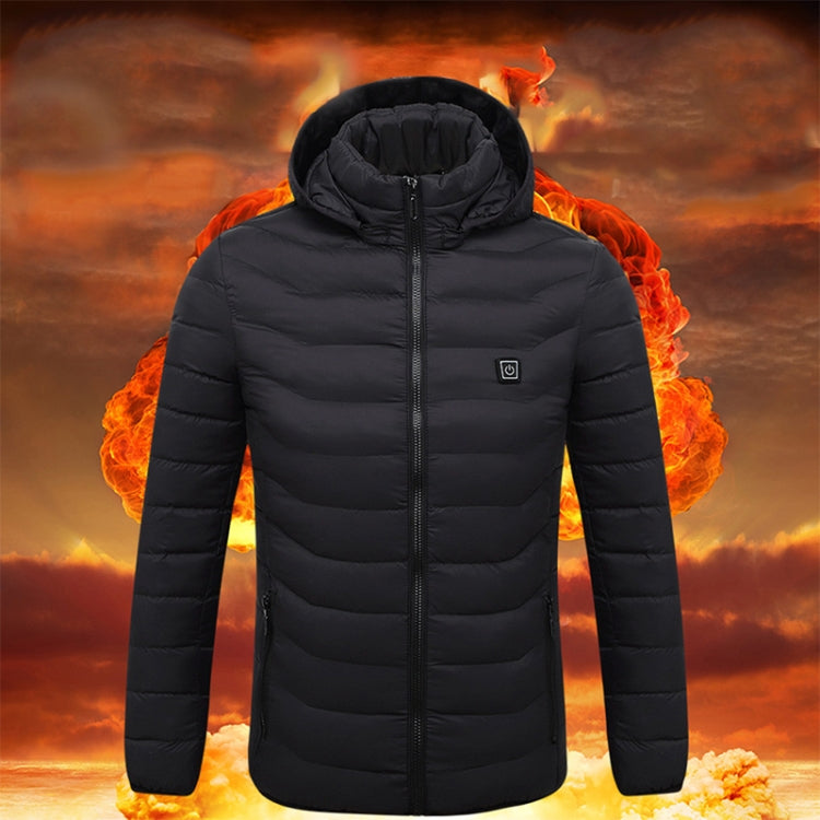 Winter Smart Electric Heating Hooded Jacket, XXXL, XXXXL, M, L, XL