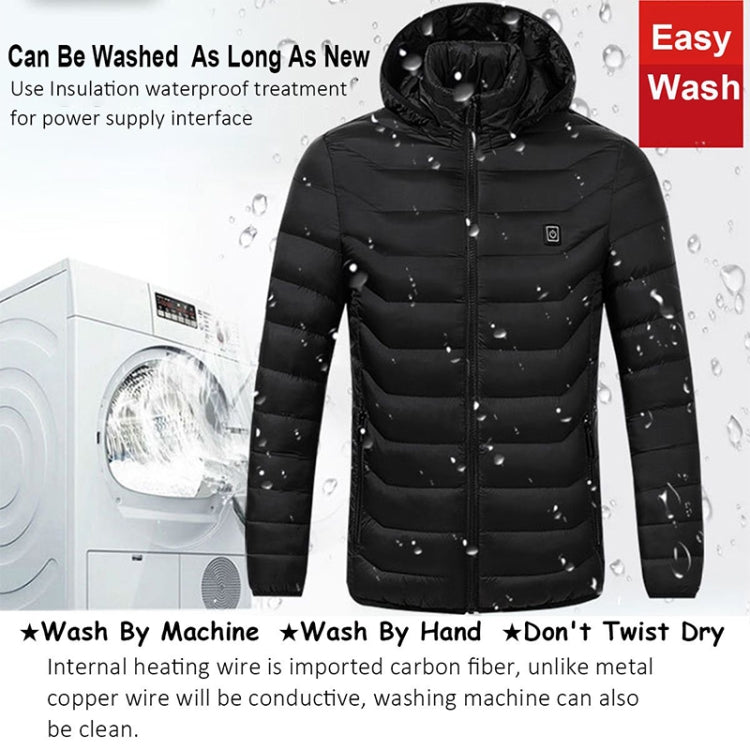 Winter Smart Electric Heating Hooded Jacket, XXXL, XXXXL, M, L, XL