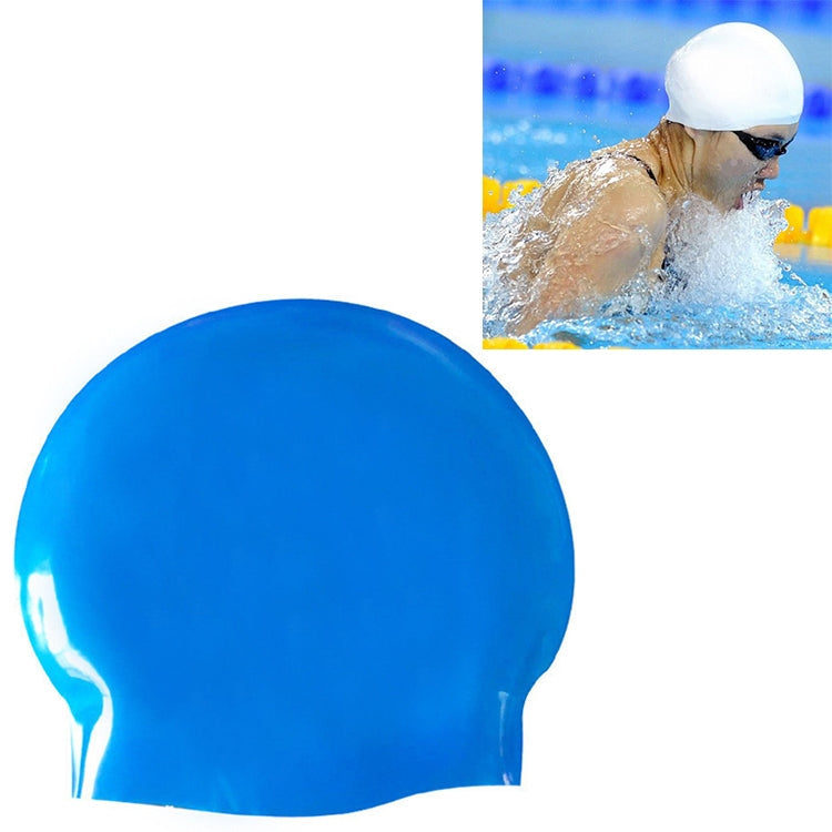 Glossy Seamless Pure Silicone High Elasticity Professional Swimming Cap, Glossy Seamless (Blue), Glossy Seamless (White), Glossy Seamless (Pink), Glossy Seamless (Red), Glossy Seamless (Purple), Glossy Seamless (Yellow)