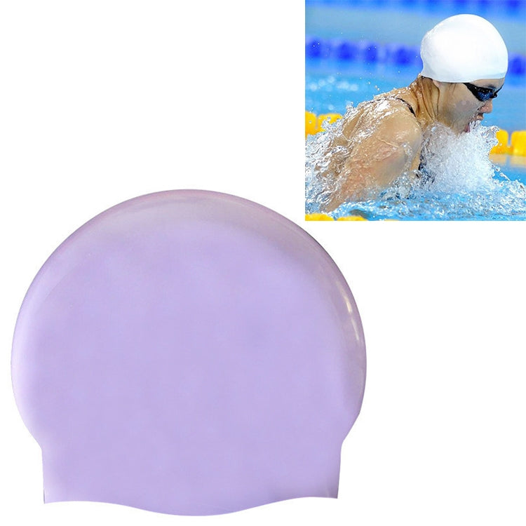 Glossy Seamless Pure Silicone High Elasticity Professional Swimming Cap, Glossy Seamless (Blue), Glossy Seamless (White), Glossy Seamless (Pink), Glossy Seamless (Red), Glossy Seamless (Purple), Glossy Seamless (Yellow)