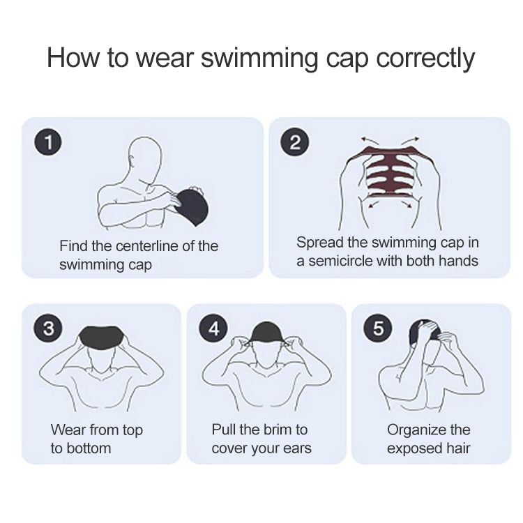 Children Waterproof Hair Care PU Coated Cute Frog Pattern Swimming Cap, Frog (Blue), Frog (Pink), Frog (Orange), Frog (Lack Blue)