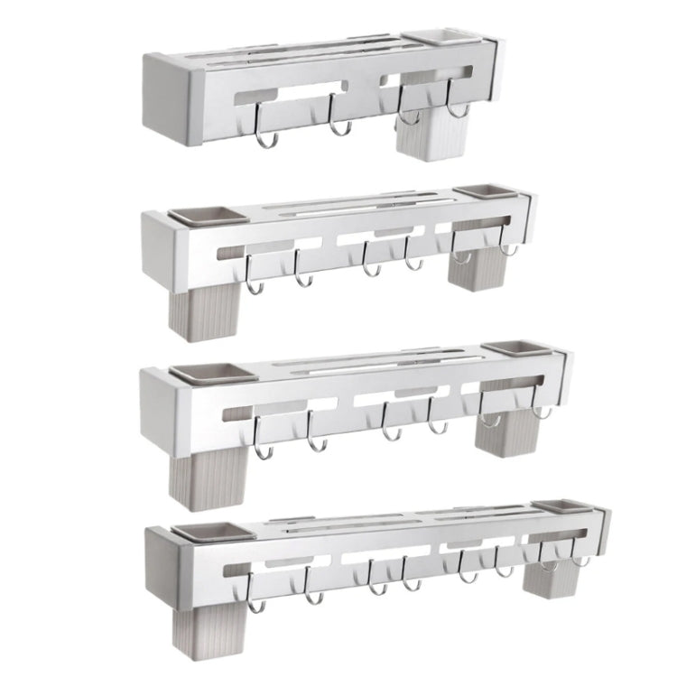 Kitchen Wall-mounted Rack Free Punching Chopsticks Holder, Brushed 30cm, Brushed 40cm, Brushed 50cm, Brushed 60cm, Black 30cm, Black 40cm, Black 50cm, Black 60cm