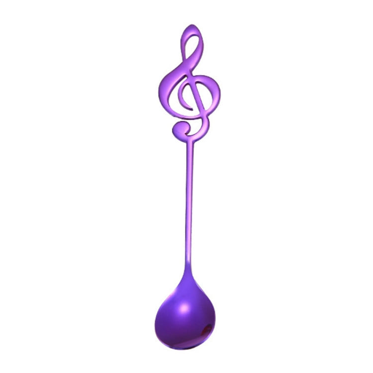 Creative Musical Note Spoon Coffee Stirring Scoop Stainless Steel Titanium Music Bar Spoon Gift Spoon