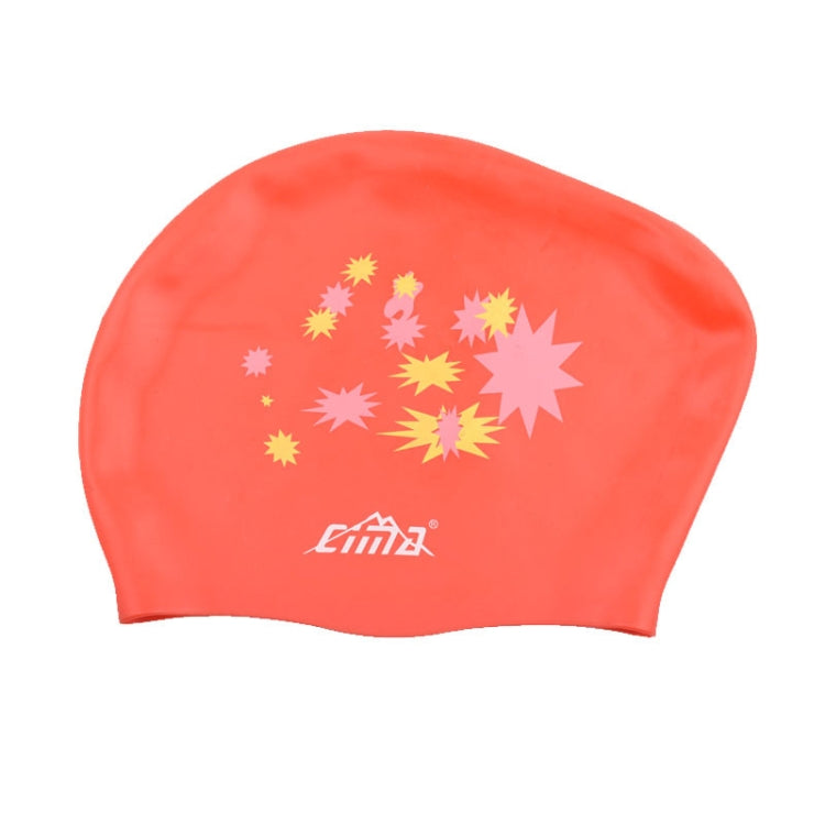 Printed Silicone Swimming Cap Waterproof Swimming Cap for Long Hair, Long Hair Swimming Cap, Long Hair Printed Swimming Cap(Purple), Long Hair Printed Swimming Cap(Gray), Long Hair Printed Swimming Cap(Navy Blue), Long Hair Printed Swimming Cap(Sky Blue)