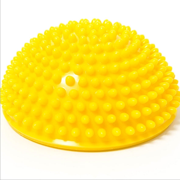 Hemisphere Balance Stepping Stones Durian Spiky Massage Ball Sensory Integration Indoor Outdoor Games Toys for Kids Children, Yellow, Purple, Rose Red, Red, Blue, Green