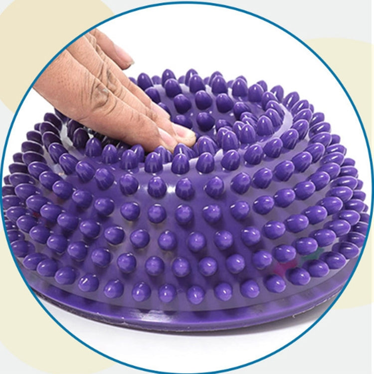 Hemisphere Balance Stepping Stones Durian Spiky Massage Ball Sensory Integration Indoor Outdoor Games Toys for Kids Children, Yellow, Purple, Rose Red, Red, Blue, Green