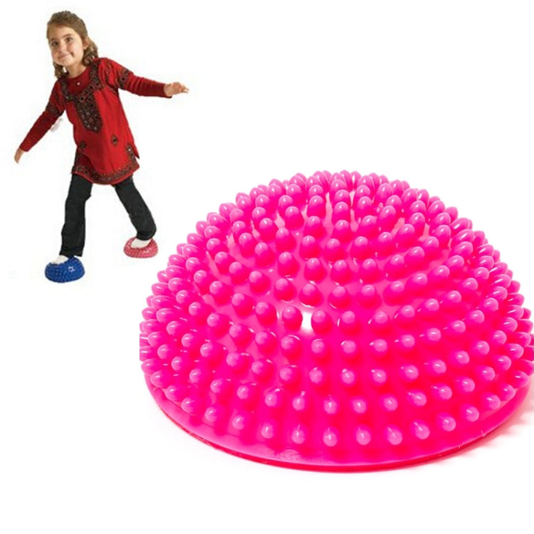 Hemisphere Balance Stepping Stones Durian Spiky Massage Ball Sensory Integration Indoor Outdoor Games Toys for Kids Children, Yellow, Purple, Rose Red, Red, Blue, Green