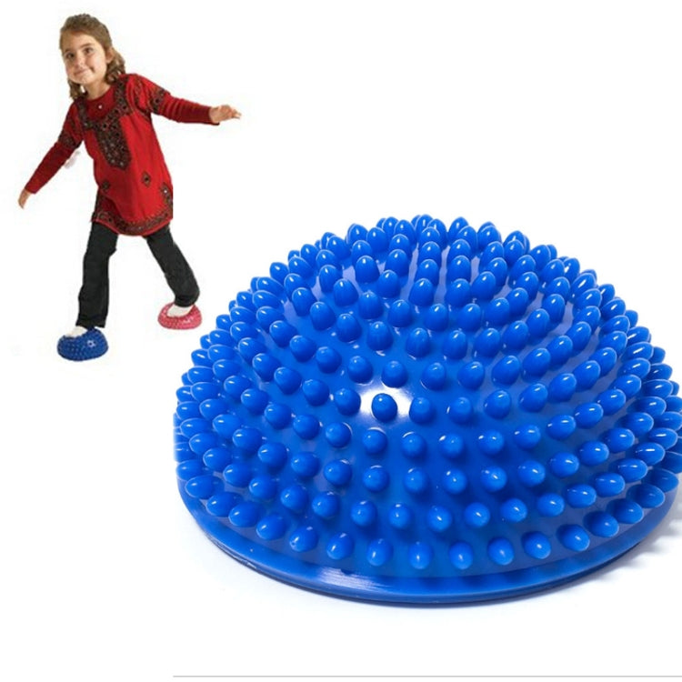 Hemisphere Balance Stepping Stones Durian Spiky Massage Ball Sensory Integration Indoor Outdoor Games Toys for Kids Children, Yellow, Purple, Rose Red, Red, Blue, Green