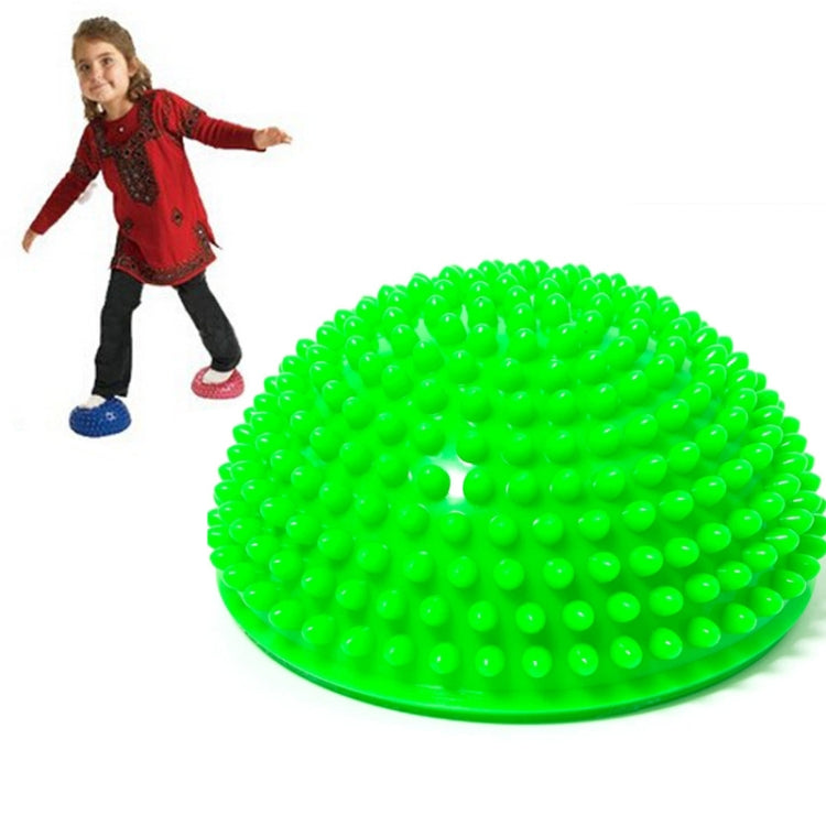 Hemisphere Balance Stepping Stones Durian Spiky Massage Ball Sensory Integration Indoor Outdoor Games Toys for Kids Children, Yellow, Purple, Rose Red, Red, Blue, Green