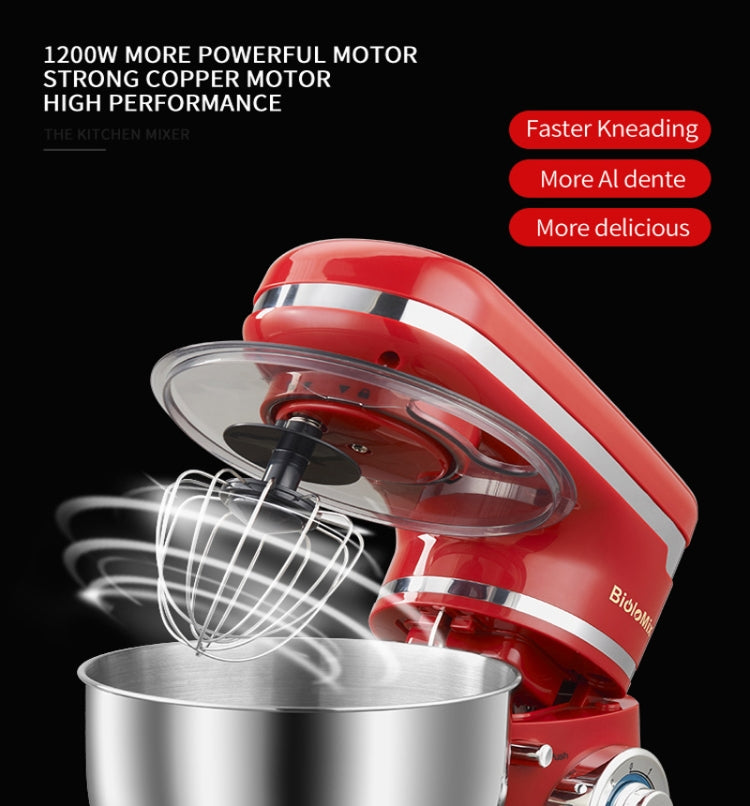 Kitchen Food Mixer Vertical Mixer with Splash Guard, Food Mixer