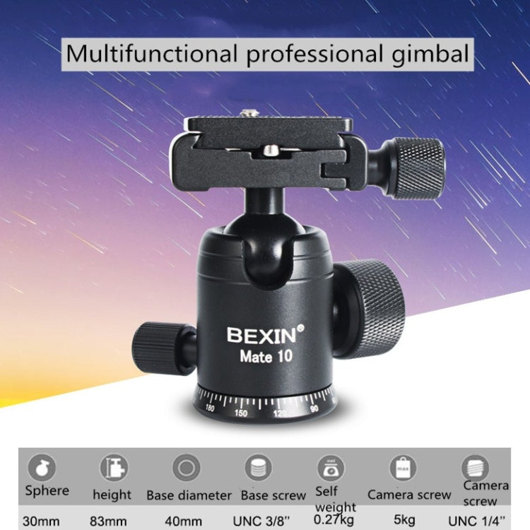 BEXIN Mate 10 Mobile Phone Camera Desktop Aluminum Alloy Tripod Mount Live Broadcast Selfie Stick Tripod, BEXIN Mate 10