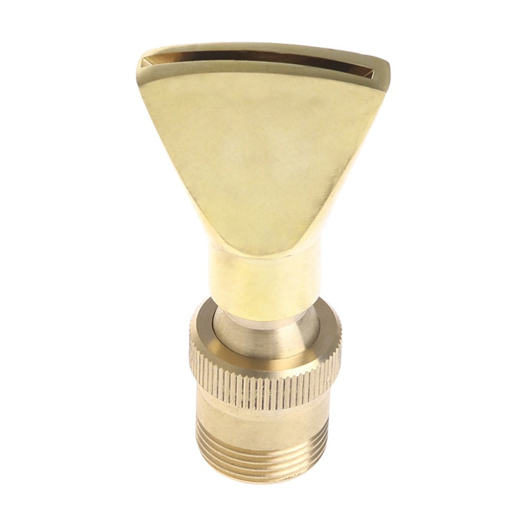 Water View Rockery Fountain All Copper Stainless Steel Adjustable Universal Fan-shaped Flat Nozzle, 6 Point, 1 inch, 1.5寸, 2寸