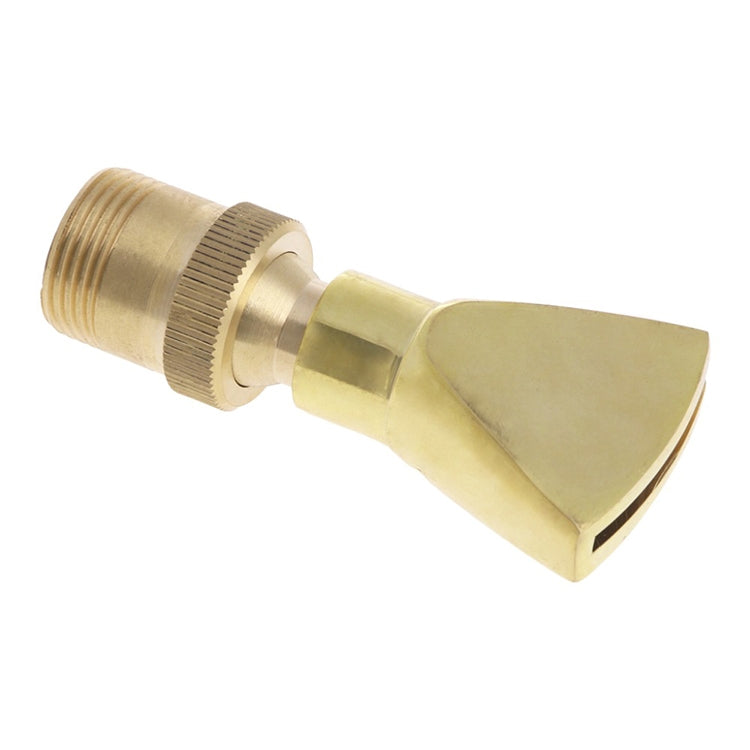 Water View Rockery Fountain All Copper Stainless Steel Adjustable Universal Fan-shaped Flat Nozzle, 6 Point, 1 inch, 1.5寸, 2寸