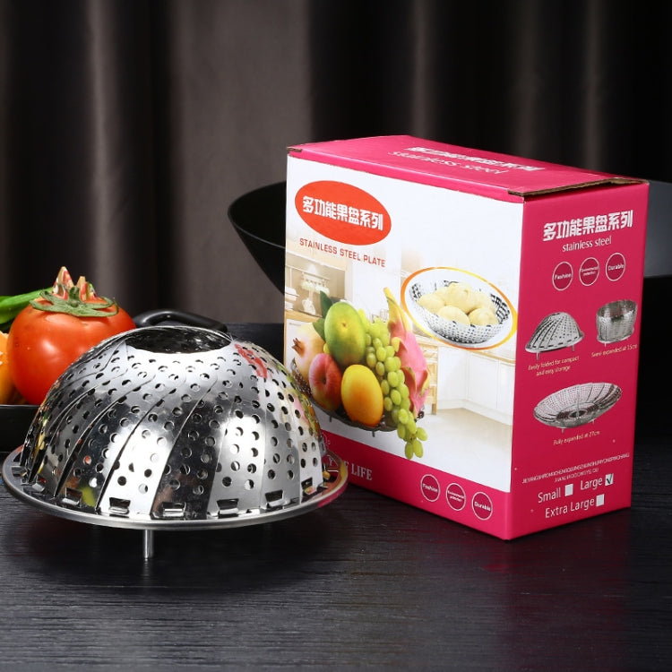 Stainless Steel Folding Retractable Lotus Steamer Tray, Lotus Steamer Tray