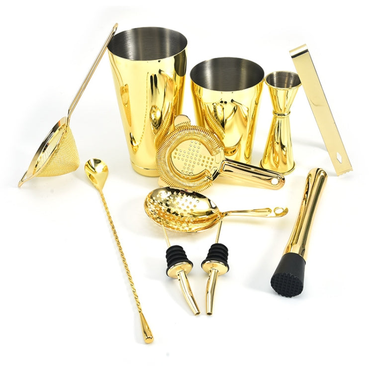 11 in 1 Cocktail Mixing Set Wine Filter Filter, Rose Gold, Gold, Silver, Black