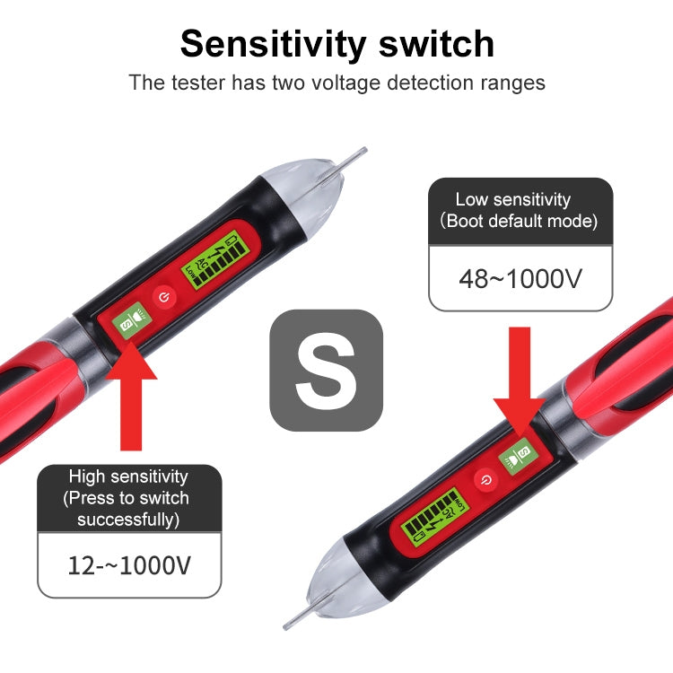 BENETECH GT3122 Non-contact Tester Pen Meter Digital AC/DC Voltage Detectors, BENETECH GT3122