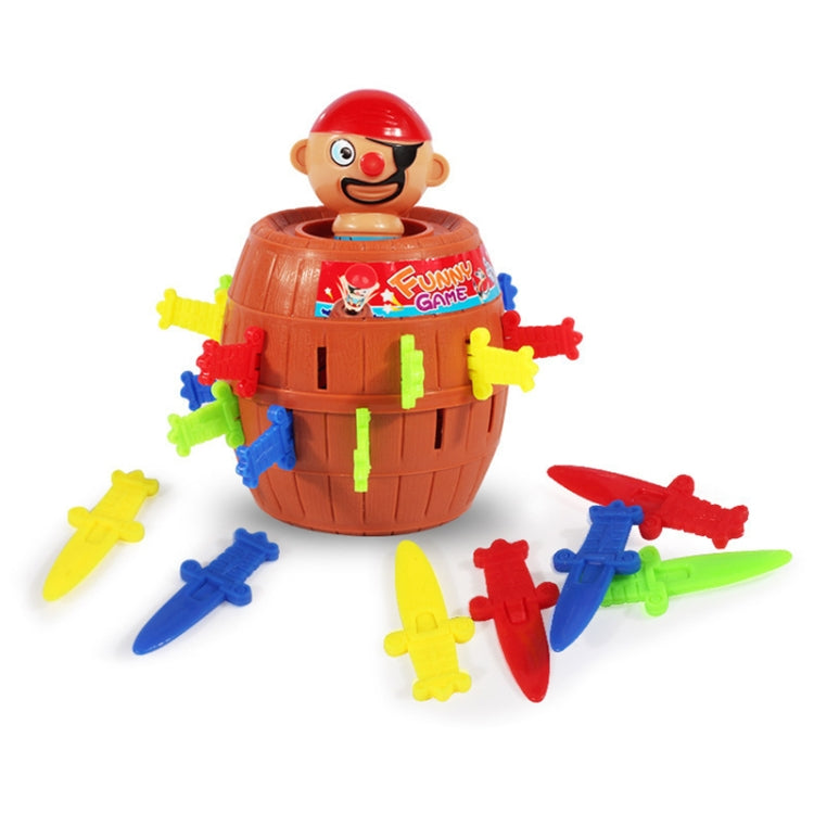 2 PCS Tricky Toys The Pirates Uncle Insert Sword Barrel Table Game, Pirate Barrel