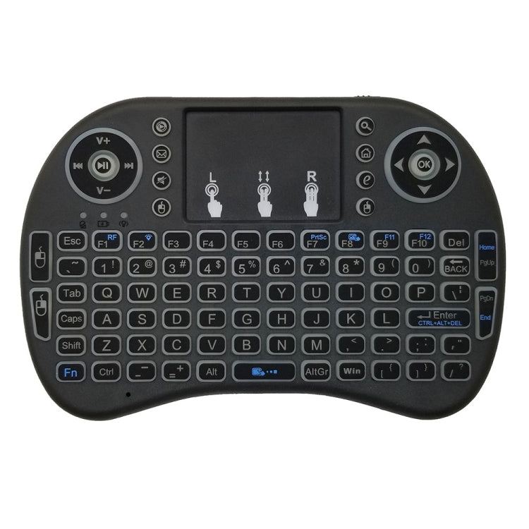 Support Language: English i8 Air Mouse Wireless Backlight Keyboard with Touchpad for Android TV Box & Smart TV & PC Tablet & Xbox360 & PS3 & HTPC/IPTV, English