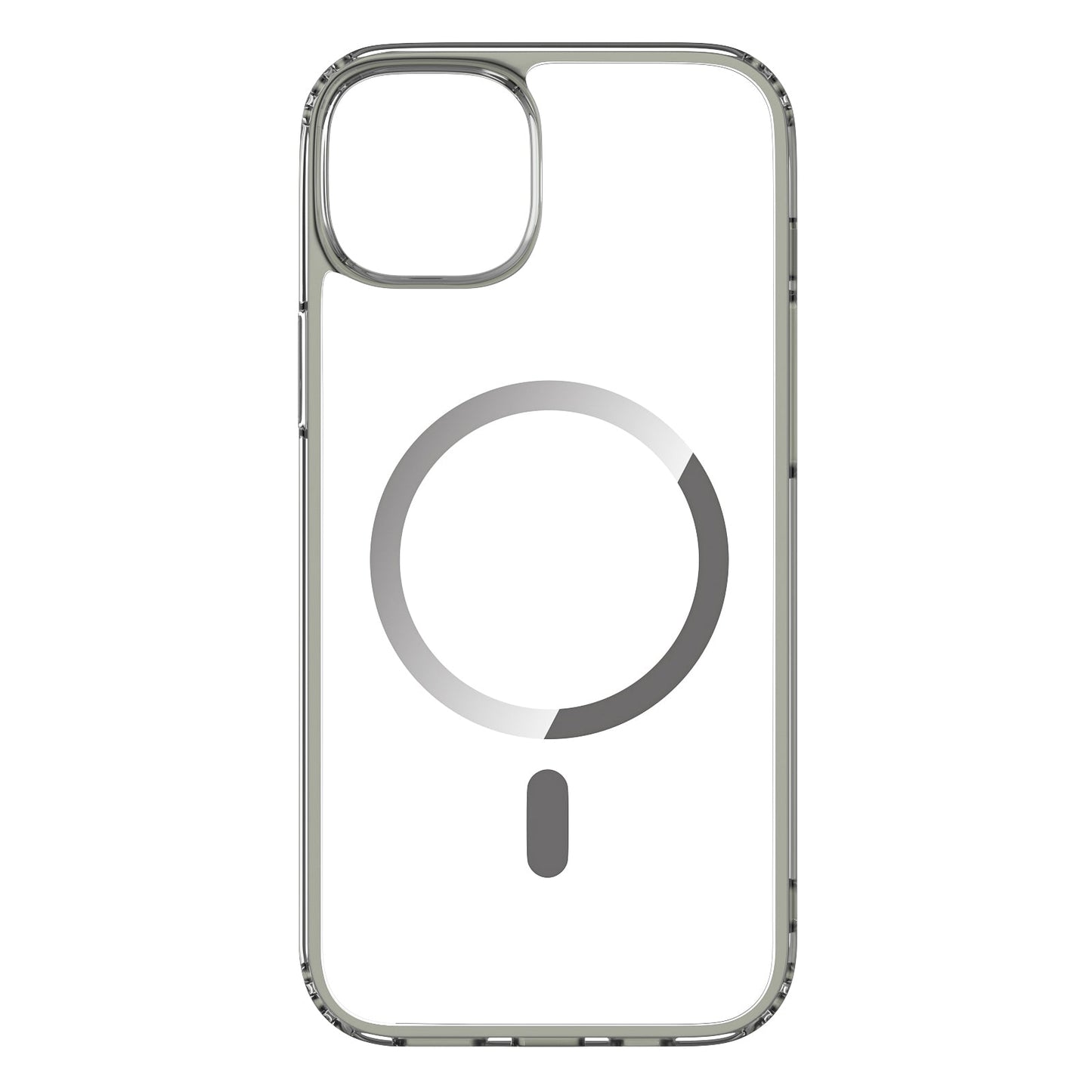 iPhone 15 Crystal Clear Magnetic Slim-Fit Protective Case with MagSafe for Wireless Charging