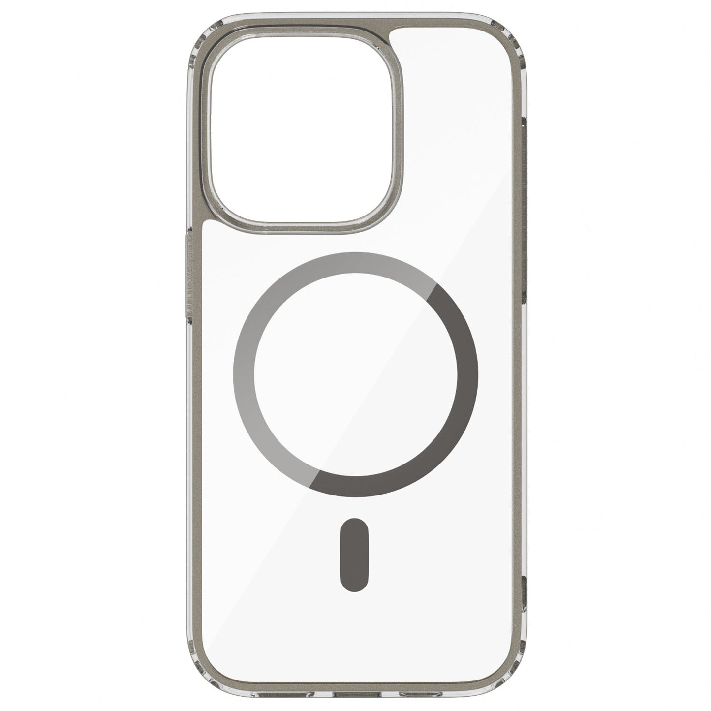 iPhone 15 Pro Crystal Clear Magnetic Slim-Fit Protective Case with MagSafe for Wireless Charging