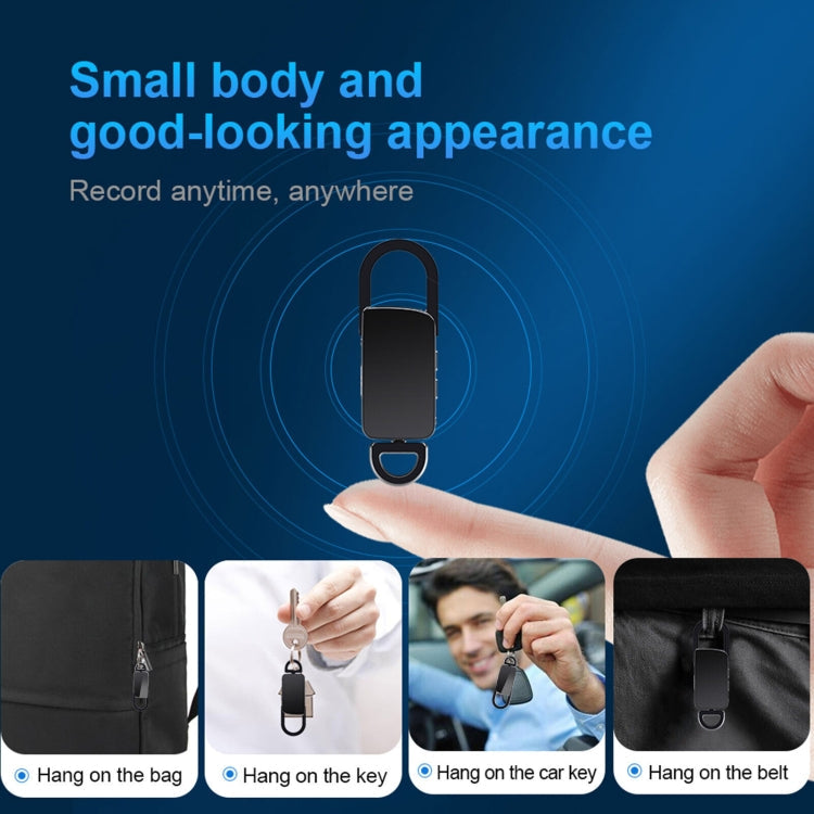 S20 8GB Keychain HD Noise Reduction Portable Recording Pen, 8GB