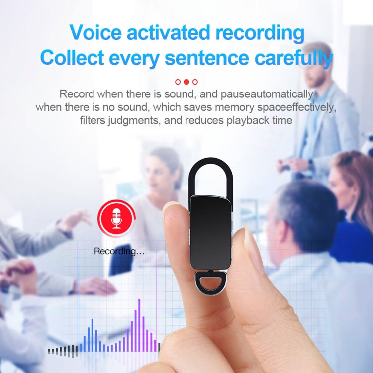 S20 8GB Keychain HD Noise Reduction Portable Recording Pen, 8GB