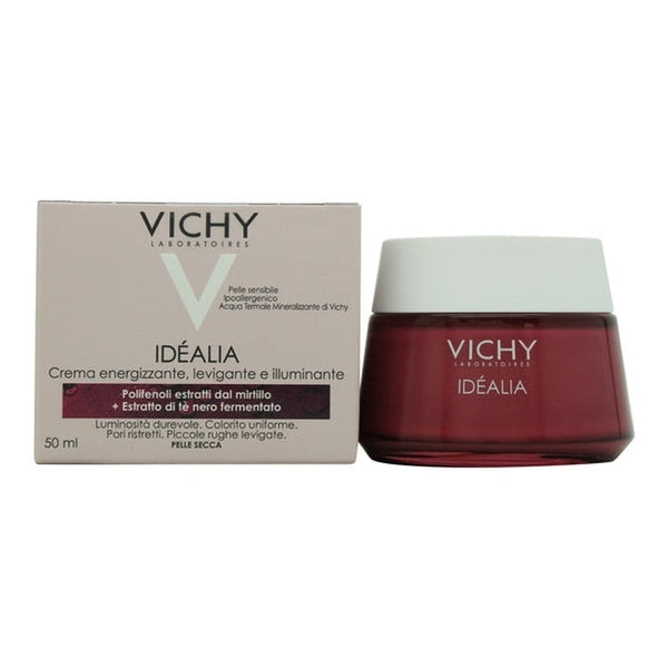 Vichy Idéalia Smoothness & Glow Energizing Day Cream 50ml - For Dry Skin