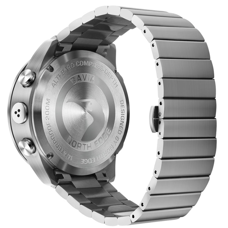 North Edge GAVIA Men Outdoor Sport 50m Waterproof Smart Digital Watch Diving Watch, Support Barometer & Pedometer, GAVIA