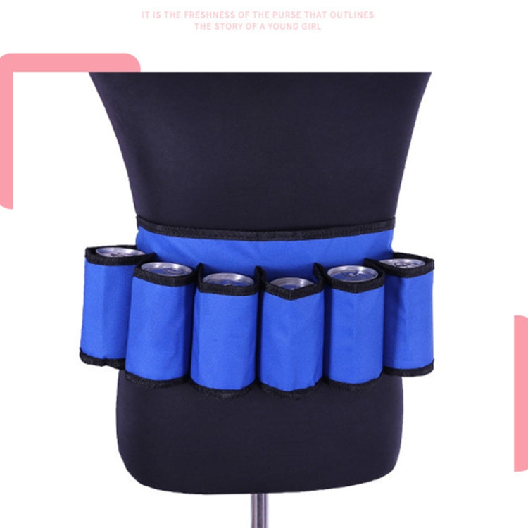 Portable Outdoor Beer Mountaineering Belt Minimalist Stylish Style Multi-function Outdoor Sports Running Hiking Riding Travelling Belt, (Blue), (Black)