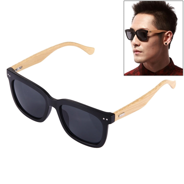 Bamboo Sunglasses, sand black, Brown, curd