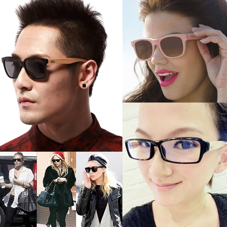 Bamboo Sunglasses, sand black, Brown, curd