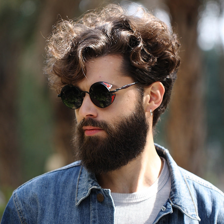 Retro Carved Round Sunglasses, Sunglasses#Tyrant gold box gold, Sunglasses#Gold frame gray sheet, Sunglasses#Gold frame red film, Sunglasses#silver frame ice blue, Sunglasses#silver frame gray sheet, Sunglasses#silver frame white mercury               ...
