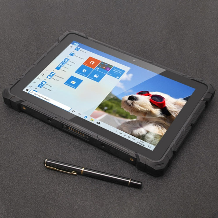 IP67 Waterproof Shockproof Dustproof, Windows 11, Intel Celeron J4105 Quad Core, Support WiFi / Bluetooth / RJ-45, US Plug, WinPad W108