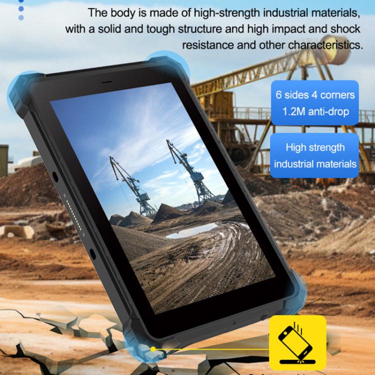 CENAVA W80N IP68 Rugged Tablet PC, 8GB+128GB, 8 inch Windows 11 Intel JASPER LAKE N5100 Quad Core, EU Plug, W80N