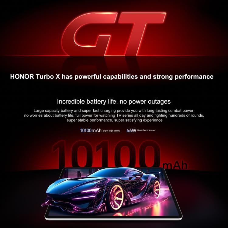 Honor Pad GT WiFi Tablet PC, 11.5 inch 8GB+256GB MagicOS 9.0 Dimensity 8350 Ultra Octa Core, 8GB+256GB