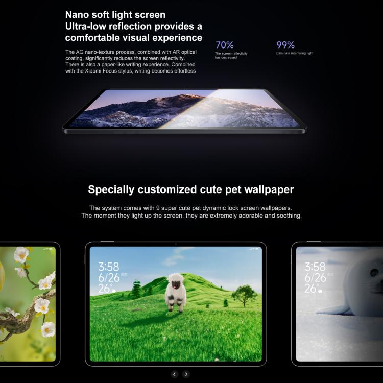 Xiaomi Pad 7S Pro 12.5 inch, 16GB+1TB, HyperOS 2, XRING O1 3nm Deca Core CPU, 16GB+1TB