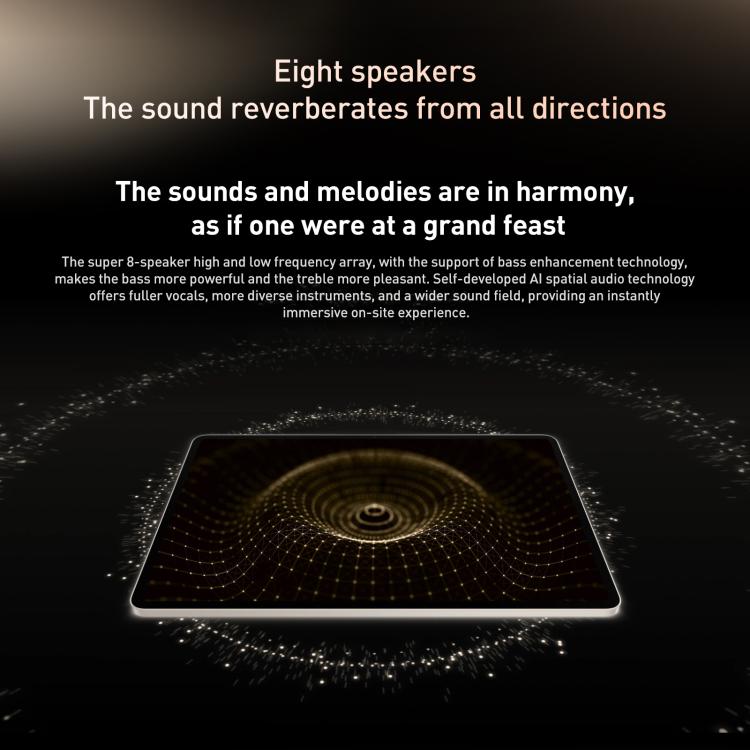 Honor MagicPad3 13.3 inch WiFi Tablet PC, 12GB+256GB MagicOS 9.0.1 Qualcomm Snapdragon 8 Gen3 Octa Core, 12GB+256GB