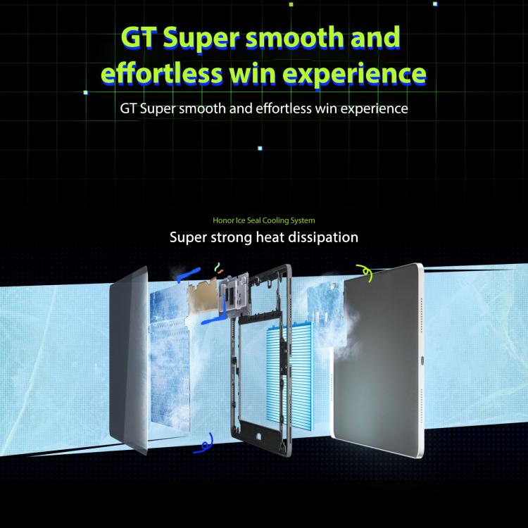Honor Pad GT2 Pro WiFi Tablet PC, 12.5 inch 12GB+256GB MagicOS 9.0.1 Qualcomm Snapdragon 8 Gen3 Octa Core, 12GB+256GB