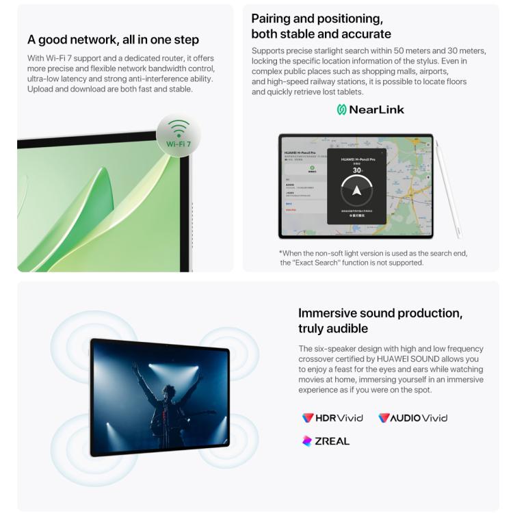 HUAWEI MatePad Air 12 inch 2025 WiFi, 12GB+512GB, HarmonyOS 5.0 Hisilicon Kirin T92B, Not Support Google Play, 12GB+512GB