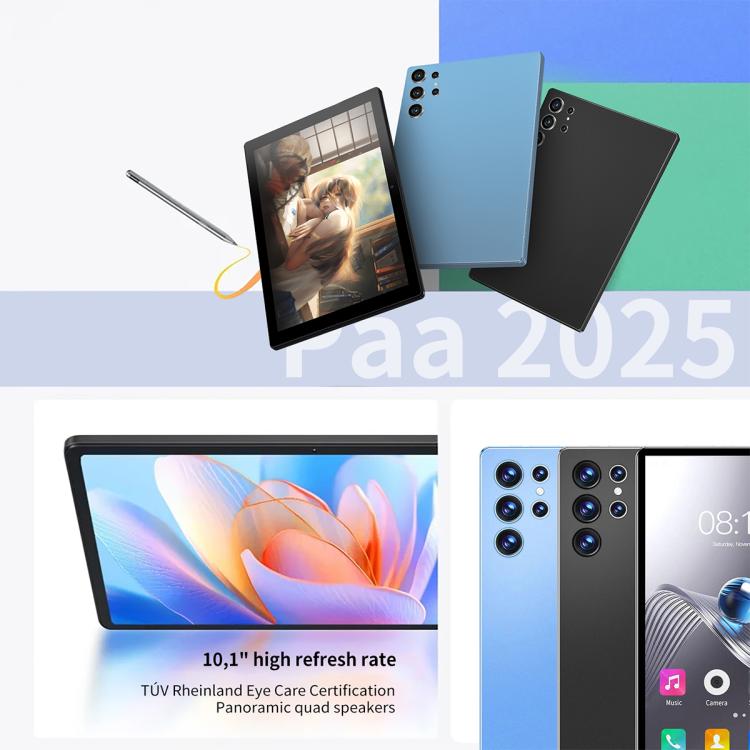 BDF H39 10.1 inch 4G LTE Tablet PC, 4GB+64GB, Android 10 MTK6750 Octa Core, Support Dual SIM, US Plug, 6GB+128GB, US Plug