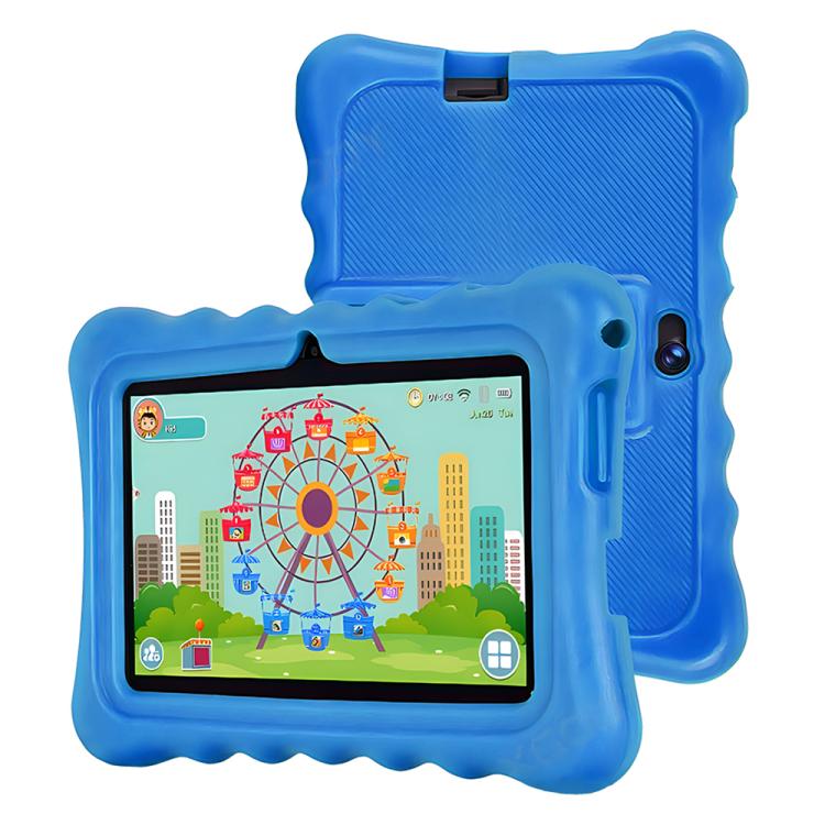 BDF T7 7 inch WiFi Kids Tablet PC with Silicone Case, 2GB+32GB, Android 8.1 MTK6735 Quad Core CPU, US Plug, 4GB+64GB