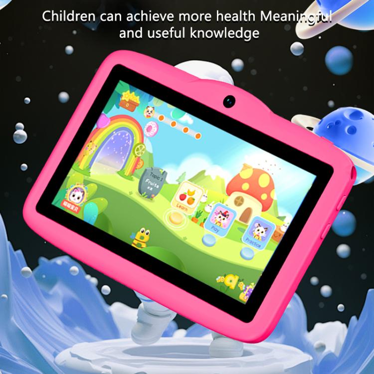 BDF 7 inch WiFi Kids Tablet PC with Mushroom Silicone Case, 1GB+16GB, Android 8.1 MTK6735 Quad Core CPU, US Plug, 3GB+32GB