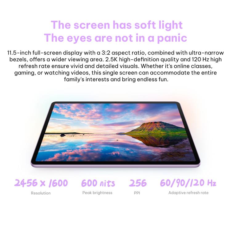 HUAWEI MatePad 11.5 inch 2026 WiFi Soft Light Edition, 8GB+128GB, HarmonyOS 5.1 Hisilicon Kirin T82B, Not Support Google Play, WiFi 8GB+128GB Soft Light