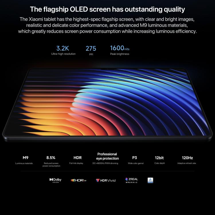 Xiaomi Pad 7 Ultra 14 inch, 16GB+1TB, HyperOS 2, XRING O1 3nm Deca Core CPU, 16GB+1TB