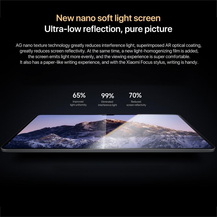 Xiaomi Pad 7 Ultra 14 inch Soft Light Screen, 16GB+1TB, HyperOS 2, XRING O1 3nm Deca Core CPU, 16GB+1TB Soft Light