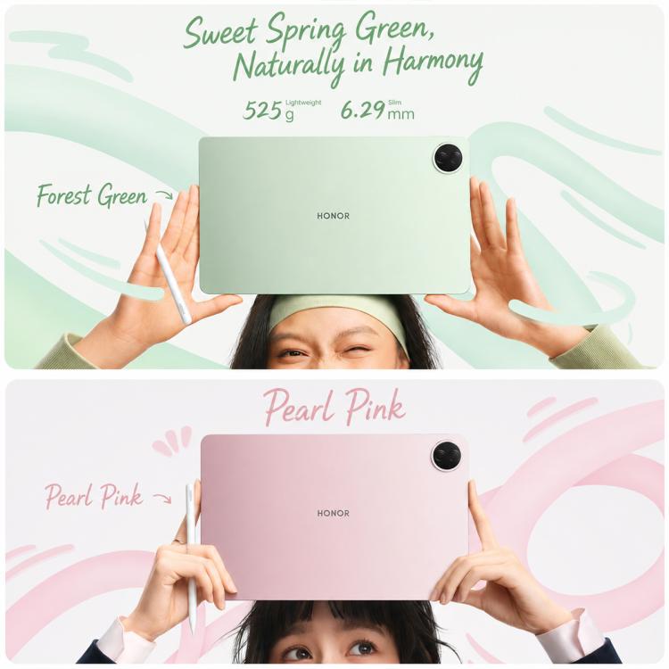 Honor Pad 20 Soft Light Edition WiFi Tablet PC, 12.1 inch 8GB+128GB MagicOS 10 Qualcomm Snapdragon 7 Gen3 Octa Core, US Plug, Soft Light Ed. 8GB+128GB