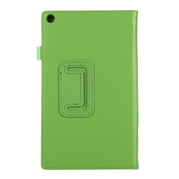 For Amazon Kindle Fire HD8 (2017) Litchi Texture Horizontal Flip Leather Case with Holder, For Kindle Fire HD8 (2017)