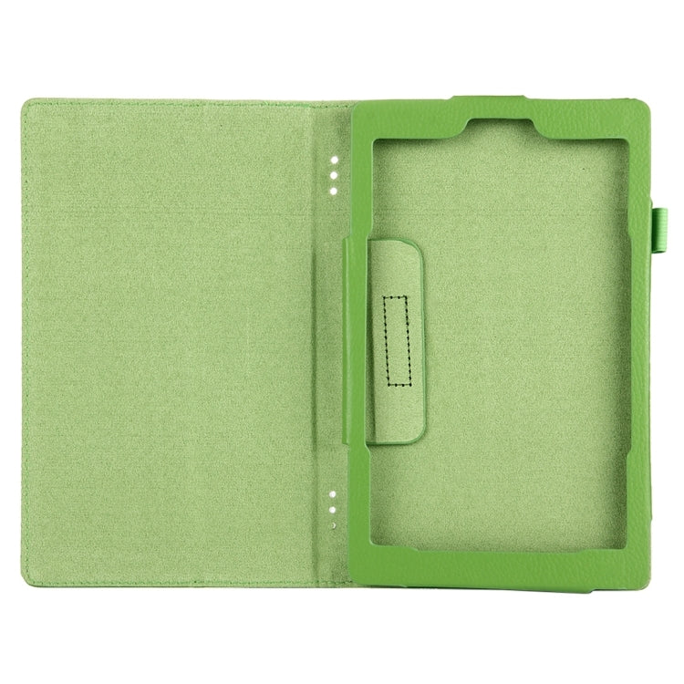 For Amazon Kindle Fire HD8 (2017) Litchi Texture Horizontal Flip Leather Case with Holder, For Kindle Fire HD8 (2017)